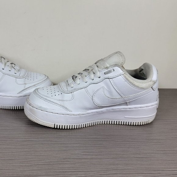 Nike Air Force 1 Shadow Sneaker White - Women's US 5 (US 3.5Y) - Picture 8 of 13